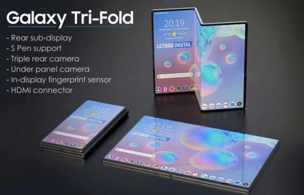 Samsung Will Launch Trifold Smartphone Next Year: Screen That Folds Twice!